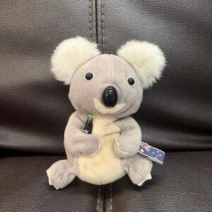 Coca-Cola International Collection Quala the Koala Australia bean bag plush toy